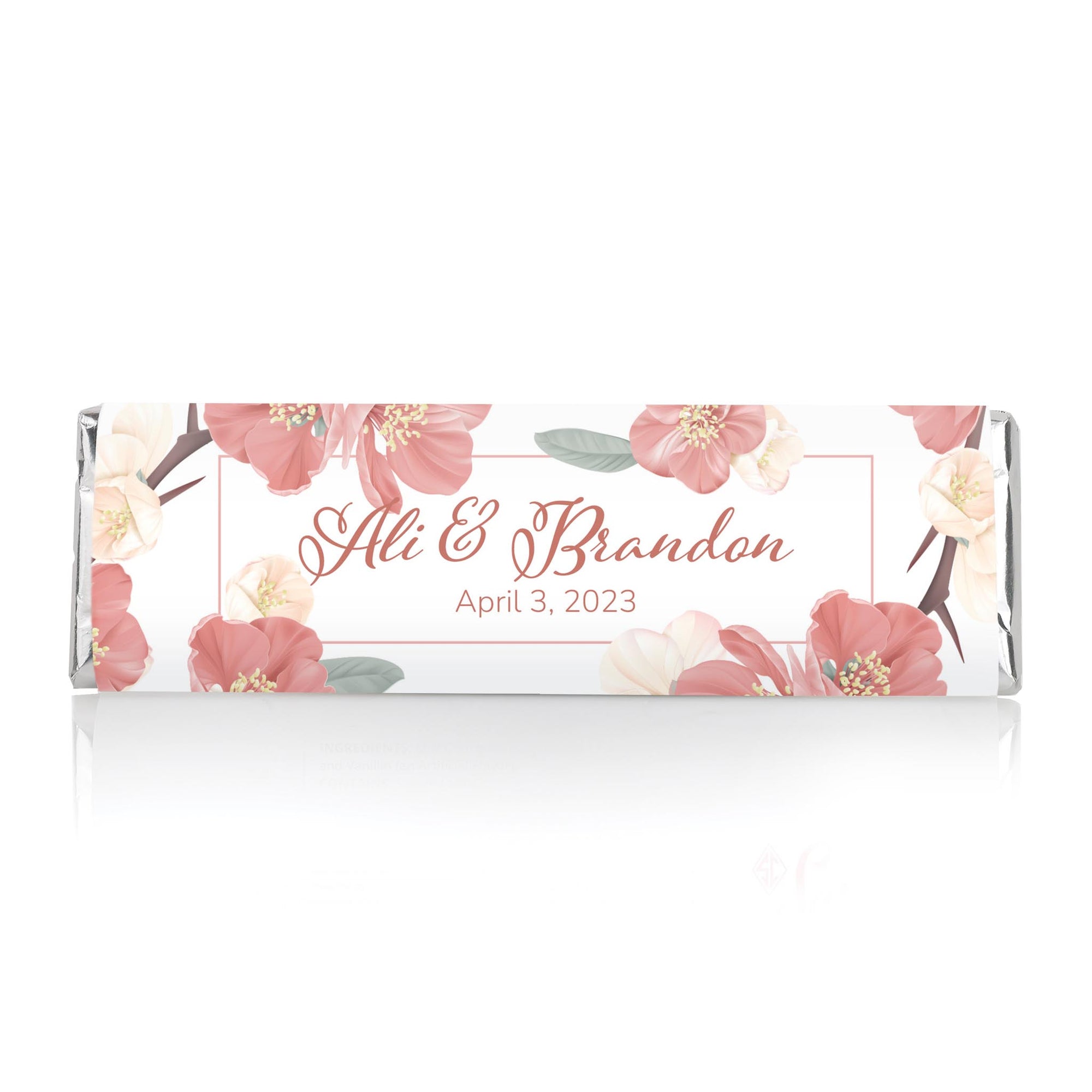 Pink Flowers with Border